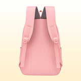 pink Lightweight Waterproof Nylon School Bag