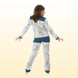 DYL 128 2-piece silver denim