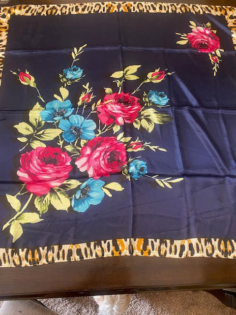 Floral Pattern Scarf