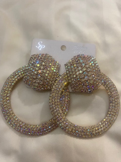 Fashion Rhinestone Earrings for Women