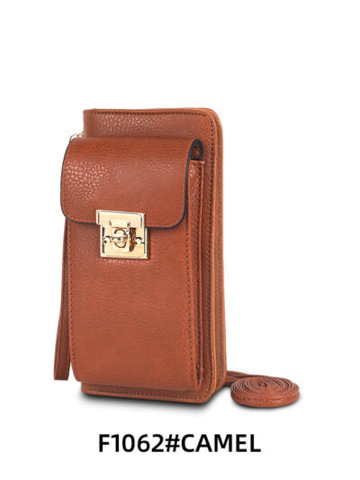 Brown Fashion Crossbody Cellphone Case Wallet