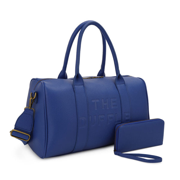 Blue Duffle bag 2 N 1 Set